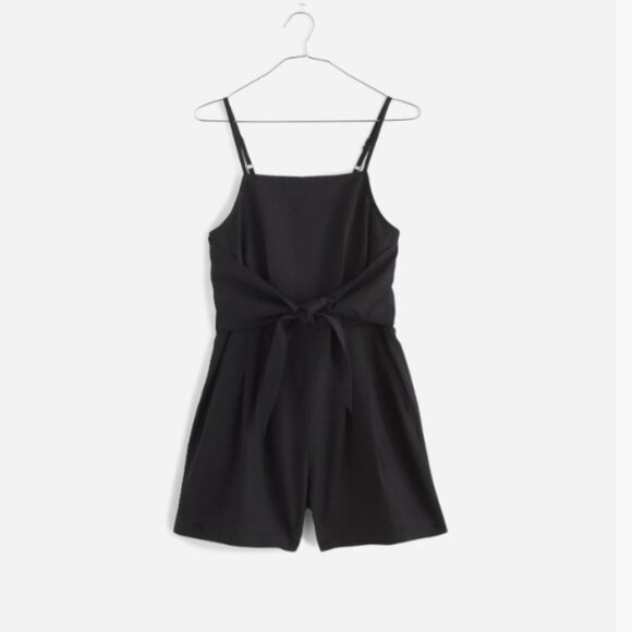 Madewell Tie-Waist Romper – Size 8 – Good Condition - Picture 4 of 6